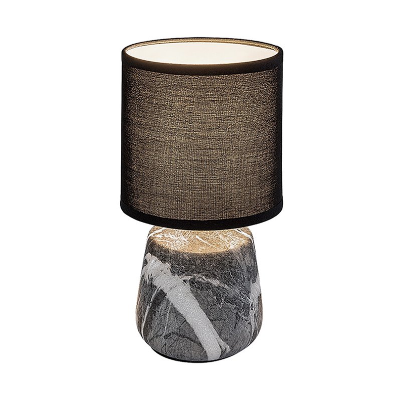 Stona lampa NALISA mermer crna 74066