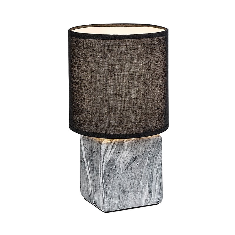 Stona lampa NALISA mermer crna 74068