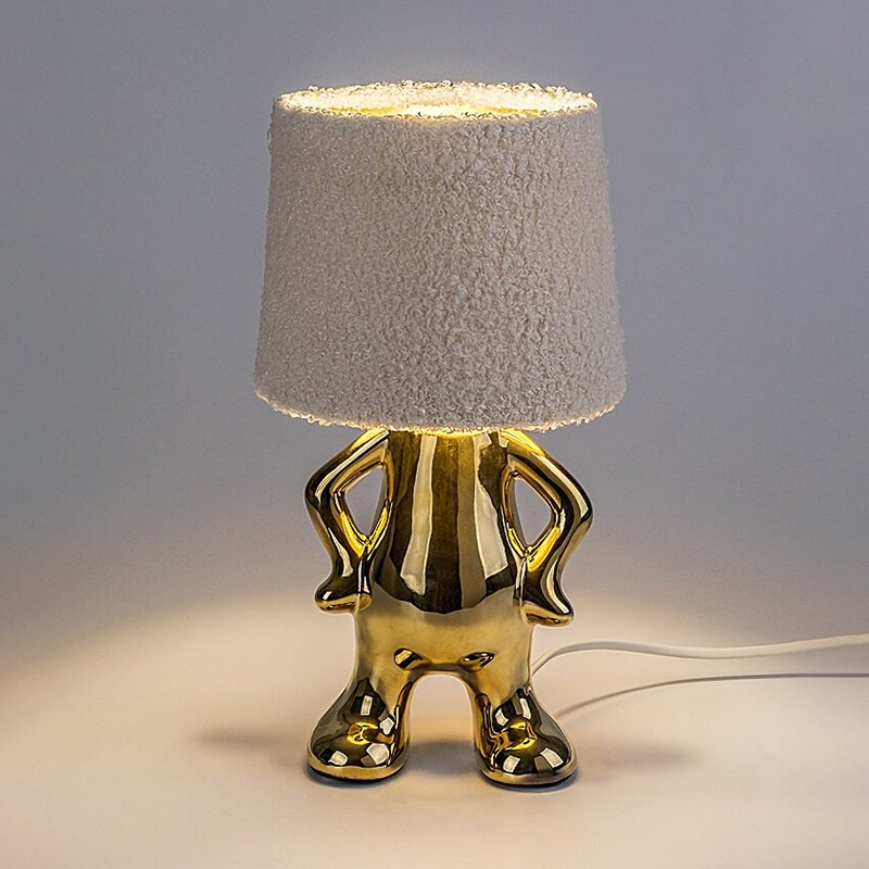 Stona lampa SMURFY zlatna 74215