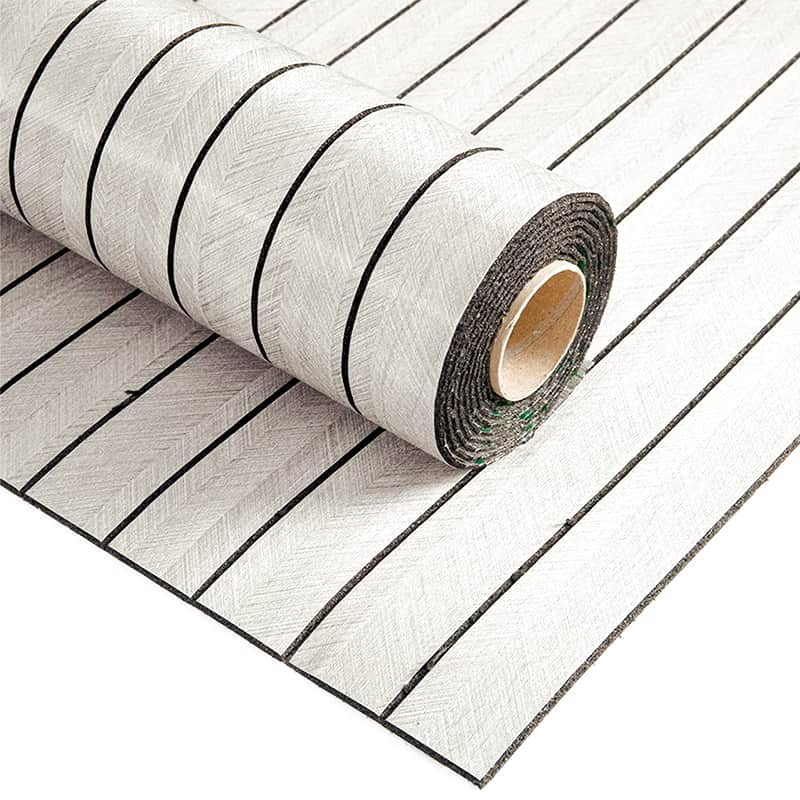 PVC samolepljiva imitacija letvica - SVETLO SIVA