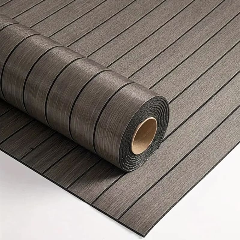 PVC samolepljiva imitacija letvica - TAMNO BRAON