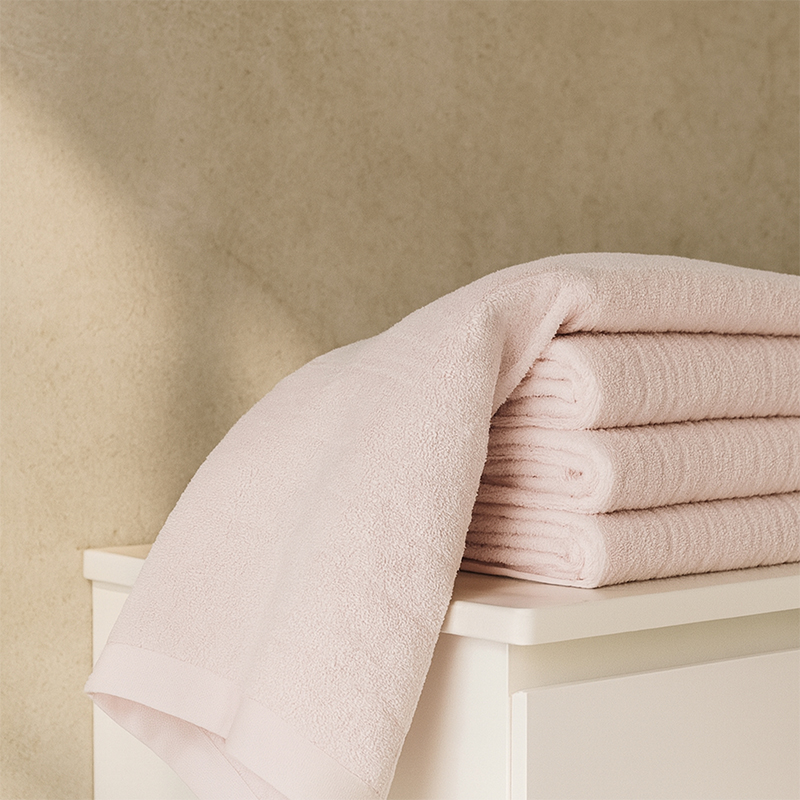 Peškir NATUR 50x90 Light pink