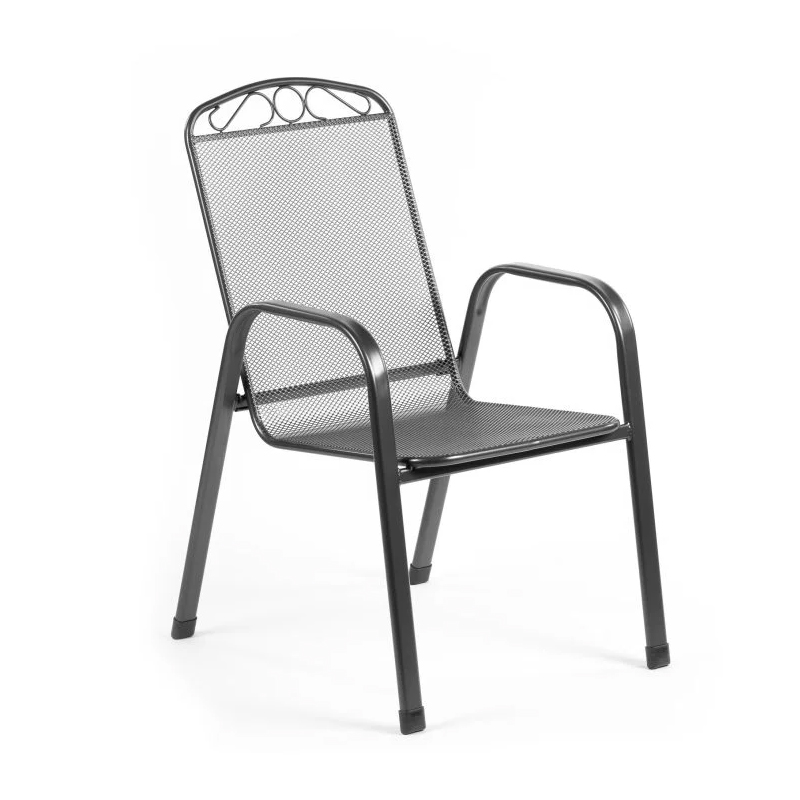 Baštenska stolica MELFI siva 051124