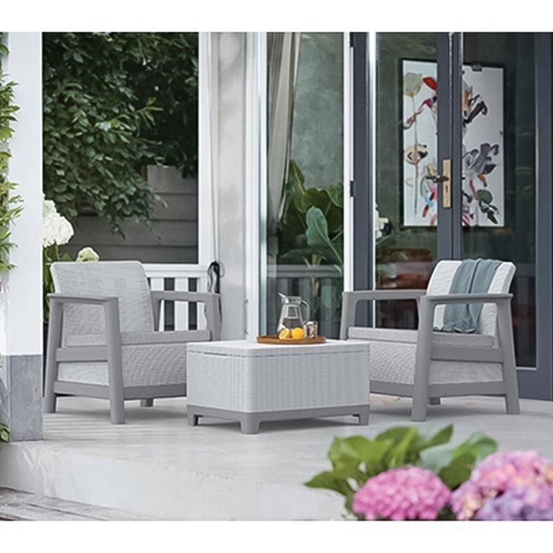 Baštenski set SCANDI LINEA siva CU 264043