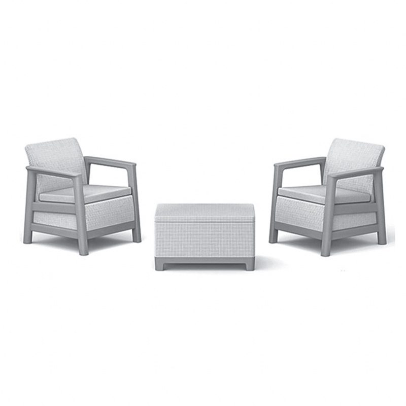 Baštenski set SCANDI LINEA siva CU 264043