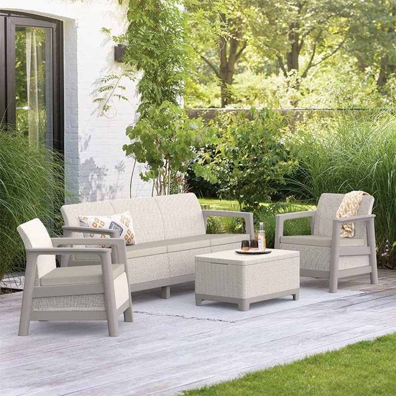 Baštenska garnitura SCANDI LINEA 3 bež  CU 264042