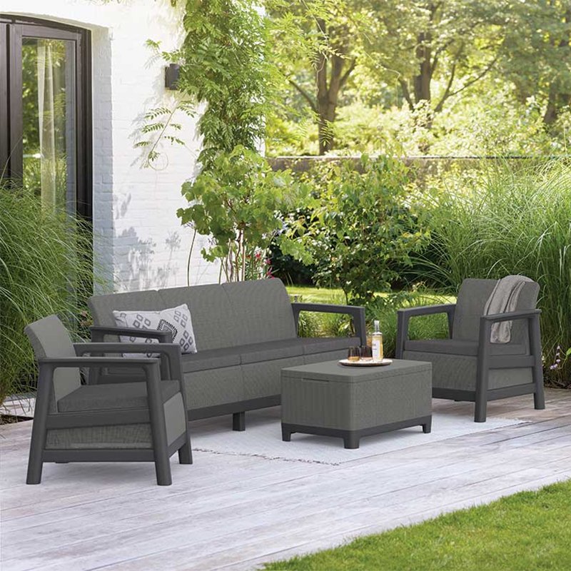 Baštenska garnitura SCANDI LINEA 3 granit CU 270923