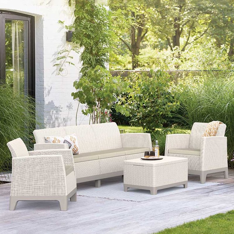 Baštenska garnitura SCANDI FORMA 3 bež CU 264089