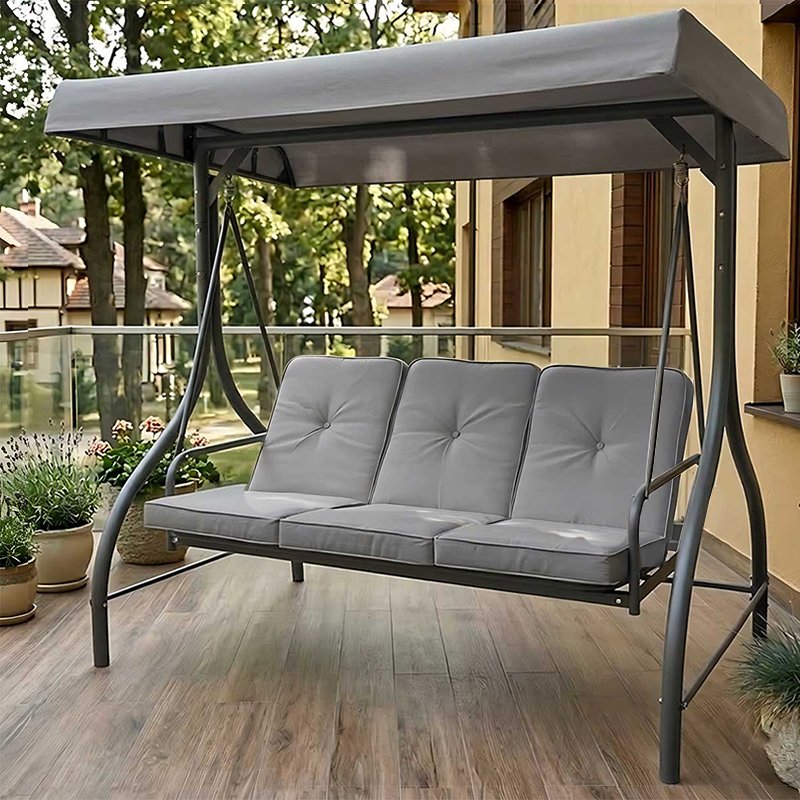 Baštenska ljuljaška SLAVICA siva