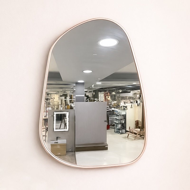 Ogledalo IR-FL 021 roze-zlatno